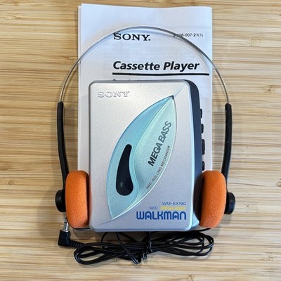 Sony Walkman WM-EX190 Cassette Player - New Belt - Reconditioned