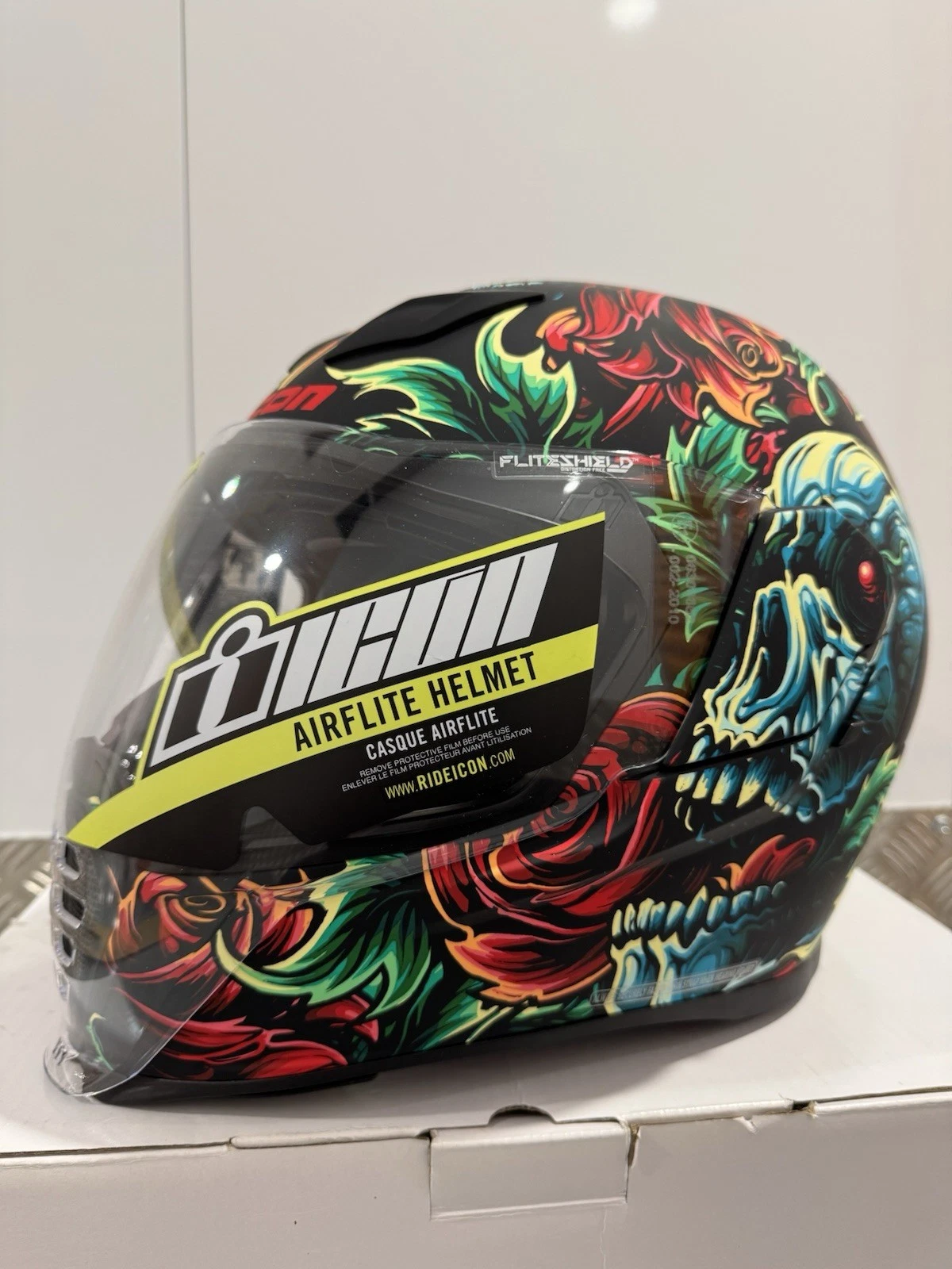 Icon Airflite Omnicrux Full Face Motorcycle MIPS Helmet Size XL Brand New 8
