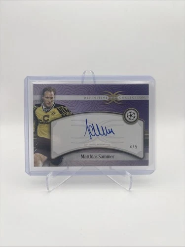 2024-25 Topps Definitive Collection UEFA Club Competitions Matthias Sammer 4/5