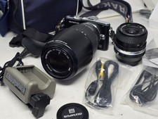 Olympus PEN Mini E-PM1 Digital Camera with 40-150mm & 28mm Lenses
