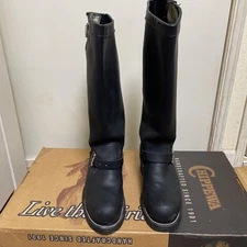 Chippewa Engineer Boots Black Made in USA #0417