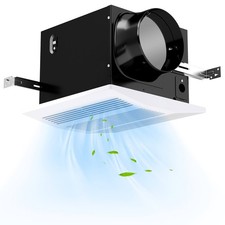 200 CFM Bathroom Exhaust Fan for 200 Sq.Ft Energy-Saving Household Bath Vent Fan