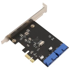 PCI Express USB 3.0 19 Pin Expansion Card PCIE 1X to 2 Ports USB 3 19 Pin3499