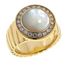 Colleen Lopez Blue White Mother of Pearl Cabo...