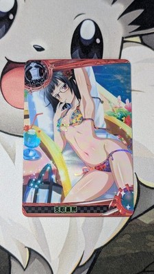 High School DxD Sona Sitri Goddess Anime Waifu ACG Foil Card