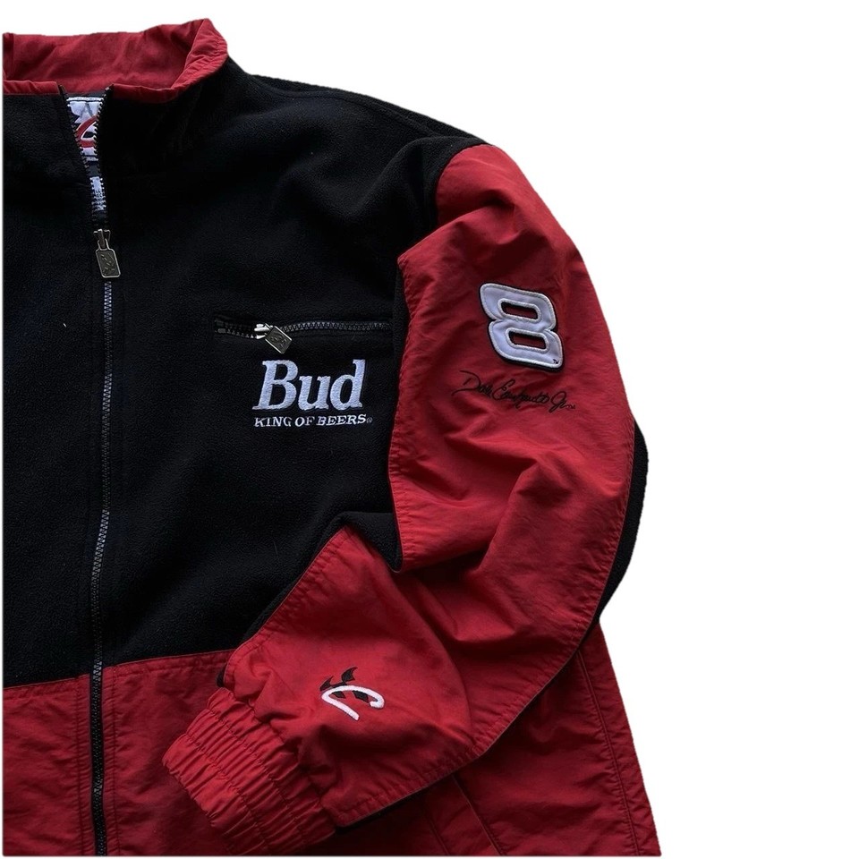 Veste Vintage NASCAR Dale Earnhardt Bud - Marque Chase Authentics, Taille M, Occasion