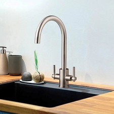 Clearwater Rococo Brushed Nickel Kitchen Mixer Tap