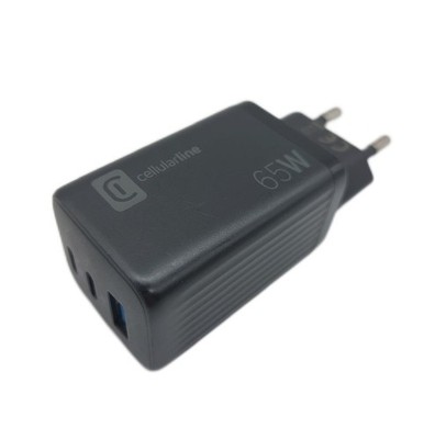 Cellularline Ladegerät Netzladegeräte Multipower Micro Schnellladen 65W leistung