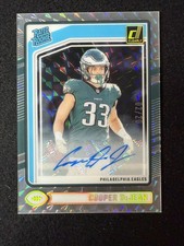 2024 Panini Clearly Donruss - Rated Rookie Cooper DeJean #72 Mosaic /20 Auto