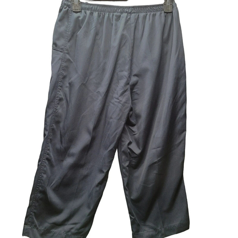 Pantalones para mujer Allyson Whitmore negros talla mediana 100 % poliéster elásticos Foto 2 de 4