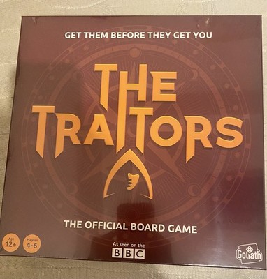 The Traitors Offizielles Brettspiel Neu & Versiegelt Wie auf der BBC zu sehen.