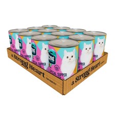 Wet Cat Food with Real Turkey Fish - 12 Pack, 13.2 oz Cans 2.01 per gallon