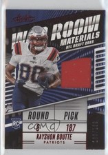 2023 Panini Absolute War Room Materials 188/199 Kayshon Boutte #WR-KB 12u8