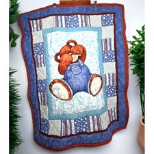 Teddy Bear Quilt Baby Blanket Crib Comforter