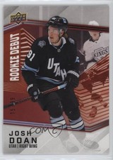 2024-25 Upper Deck UD Rookie Debut Red 15/99 Josh Doan #2 n7r