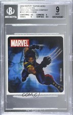 2004 Sandylion Marvel Roll Stickers Oriental Trading Company Wolverine 02v3