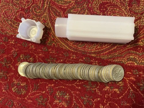 46-64 AU & BU Mix 50Ct Silver Roosevelt Dime Roll. Beautiful!!! Several Gems.10c