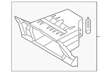 Genuine Nissan Glove Box 68520-1KA1A