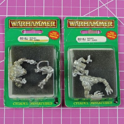 Warhammer Skaven Rat Ogres (2 Packs!) Metal - OOP - Games Workshop Citadel Ogre
