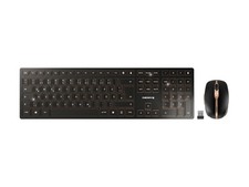 CHERRY DW 9100 SLIM Keyboard and mouse set wireless 2.4 GHz, JD-9100DE-2