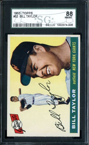 1955 Topps Bill Taylor #53 card