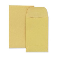 Quality Park QUA50262 Coin Envelopes 2.5" x 4.25" Kraft 500/box