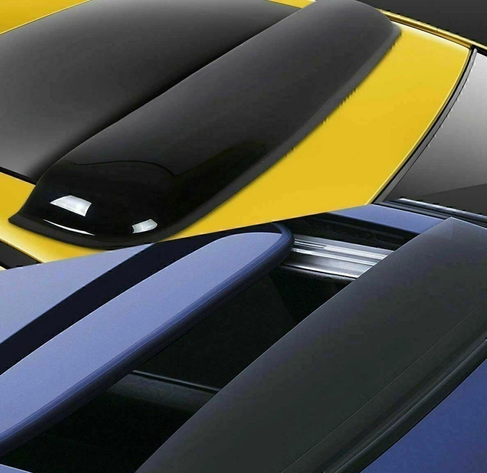 38.2'' Smoke Sun/Moon Roof Top Window Sunroof Visor Vent Rain/Wind Deflector USA - Image 3 of 4