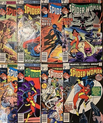 Spider-Woman #1 2 3 14 15 16 17 18  s Marvel Comics 1978
