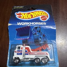 Vintage Hot Wheels Rig Wrecker Workhorses #3916 NRFP 1986