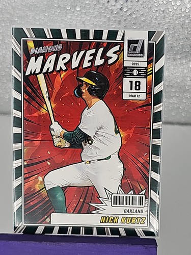 Nick Kurtz #2 2025 Panini Donruss Diamond Marvels card
