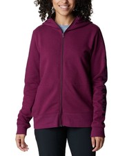Columbia Women's Trek Il Graphic Full-Zip Hoodie Color Marionberry XS, S, M NWT