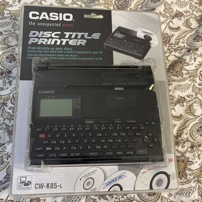 Casio CW-K85 CD/DVD Disk Title Printer Brand New Sealed  CW-K85-L