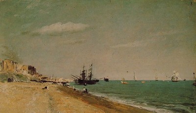 Constable Brighton Beach with Colliers Vintage Kunstdruck Poster Wanddeko Luxus