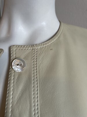 Loewe 80s Vintage Beige Leather Jacket Size 42 | eBay Loewe 80s Vintage Beige Leather Jacket Size 42 | eBay