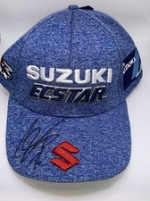 Joan Mir signed 2022 Suzuki Ecstar Moto GP Cap (Light Blue Denim) ??