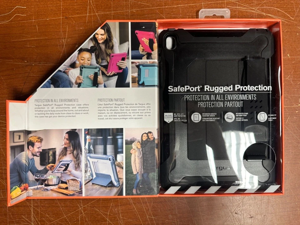 NEW - Targus SafePort Rugged Protection BLACK iPad Case - iPad 9.7” (2018-2017) - Image 2 of 4