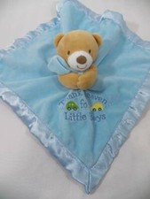  Baby Starters Thank Heaven For Little Boys Teddy Bear Lovey Security Blanket