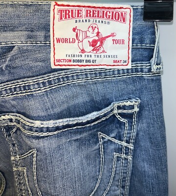TRUE RELIGION BOBBY BIG T 太ステッチ　33x33 TRUE RELIGION トゥルーレリジョン SECTION BOBBY TRUE RELIGION BOBBY