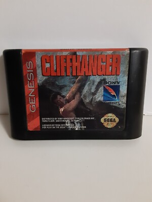 Cliffhanger - Sega Genesis 1993 Sylvester Stallone - Authentic Cartridge Tested