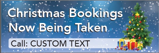 BANNERMAN | Personalised Christmas Outdoor Waterproof /Celebration Party Banners — 第 4/4 张图片