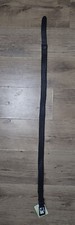 Image of BARBOUR LEATHER & WAX COTTON BELT BLACK Size L