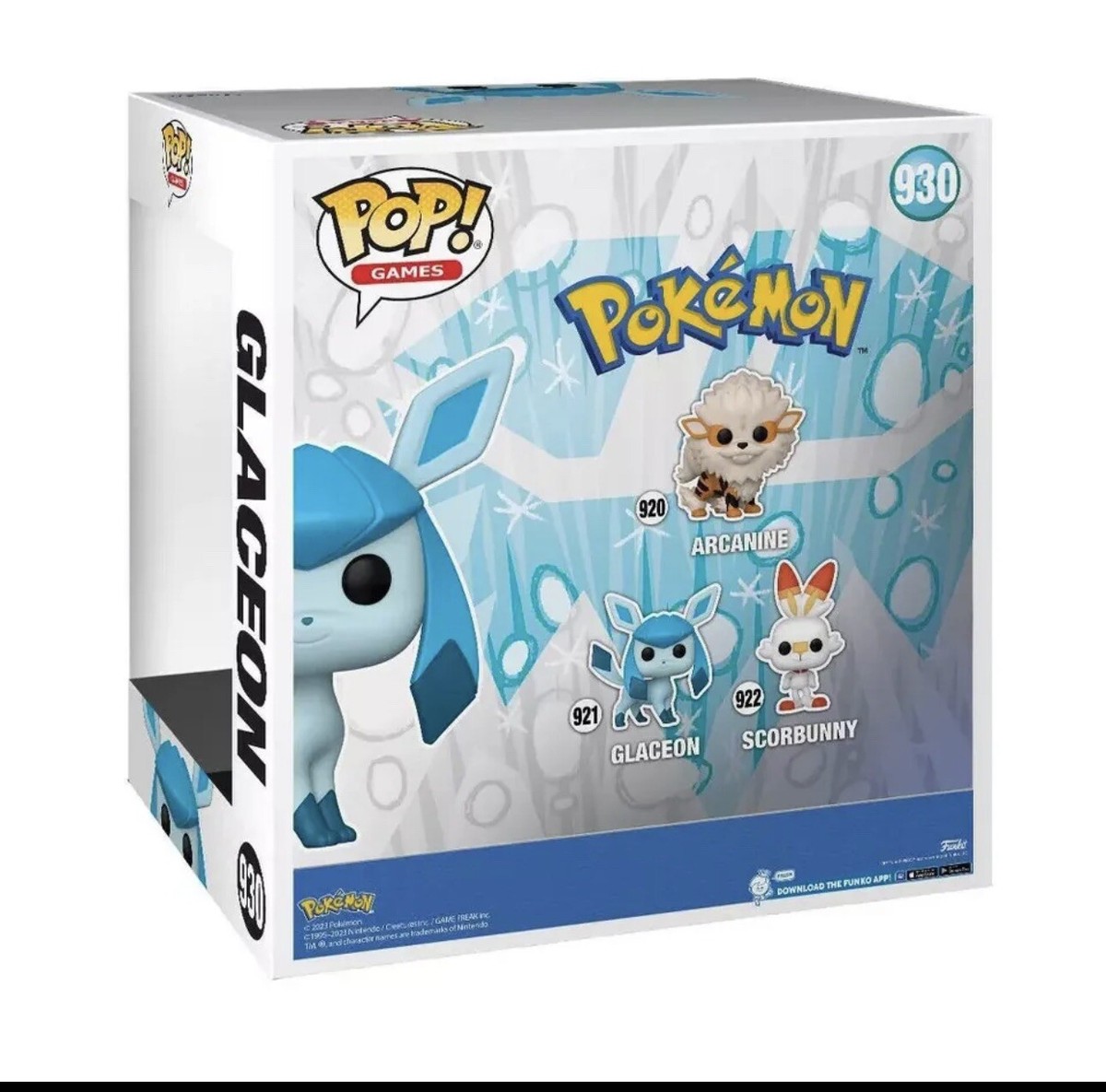 Funko POP! Games: Pokemon - Glaceon Jumbo Size #930