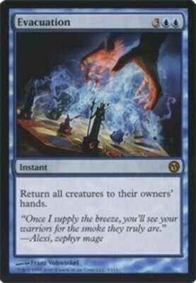 1x Evacuation NM-Mint, English Duels of the Planeswalkers MTG