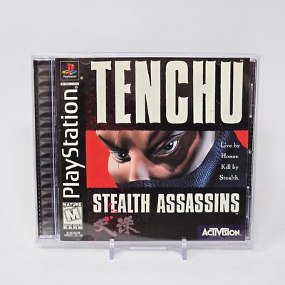 Tenchu: Stealth Assassins (PlayStation 1 PS1) Black Label CIB COMPLETE & TESTED