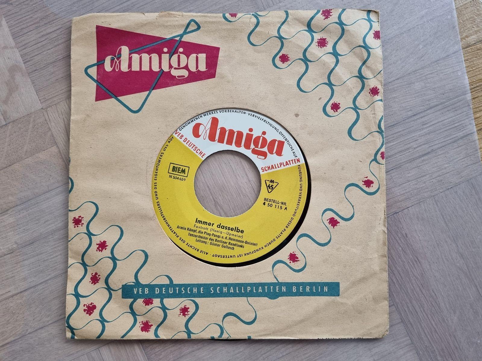 7"" Single Armin Kämpf - Immer dasselbe Vinyl Amiga