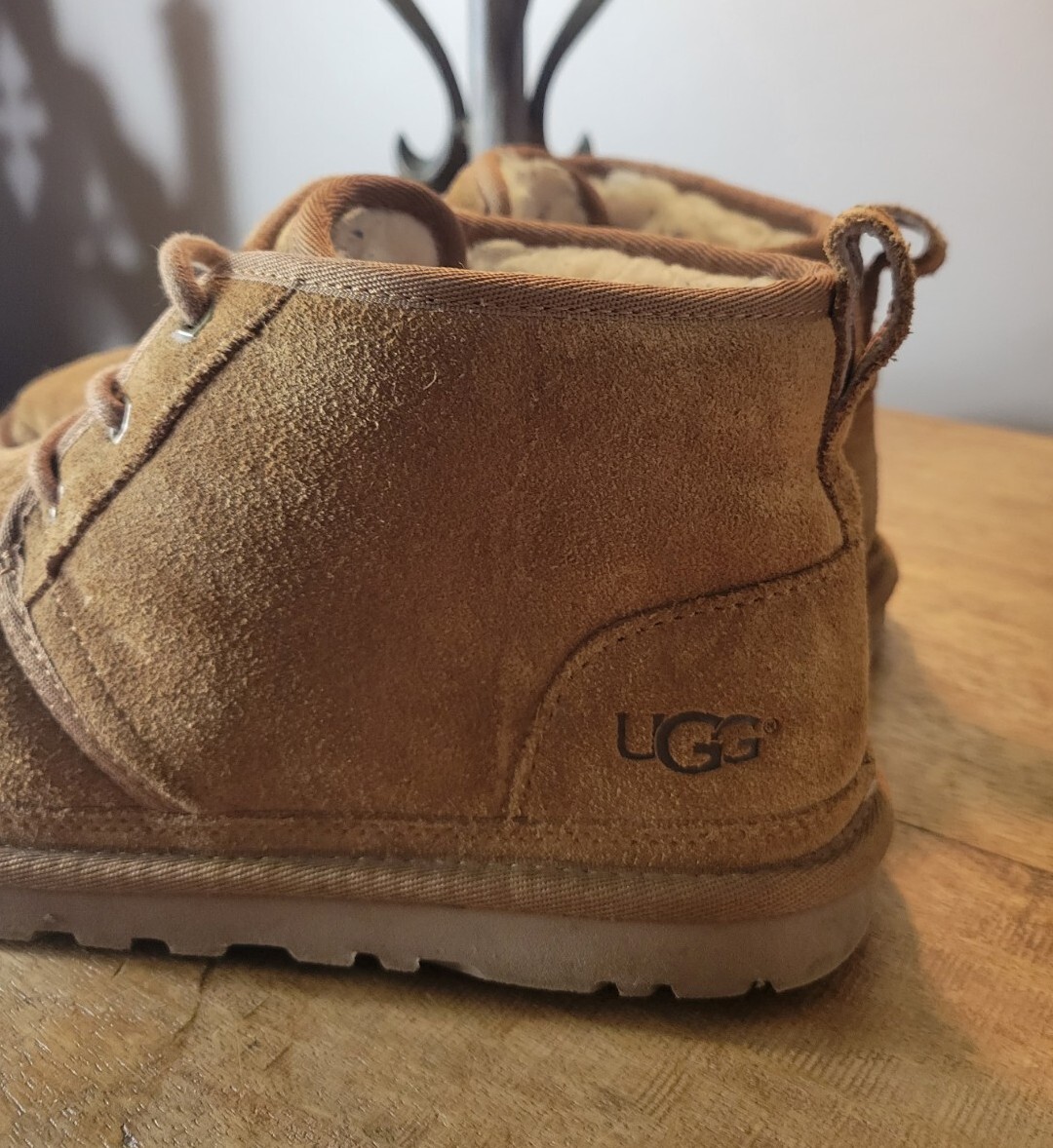 Ugg Neumel Shearling Lamb Fur Lace Up Men\'s Boot US 10 Eur 43  chestnut brown s-l1200.jpg main image 4