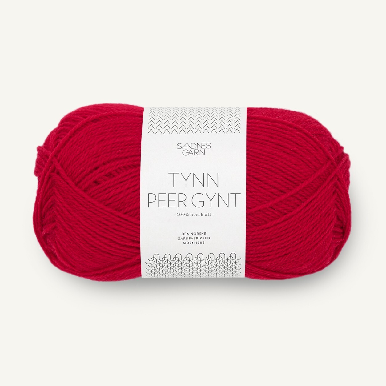 Tynn Peer Gynt by Sandnes Garn - Red (4219) - 50 g / approx. 205 m Wool