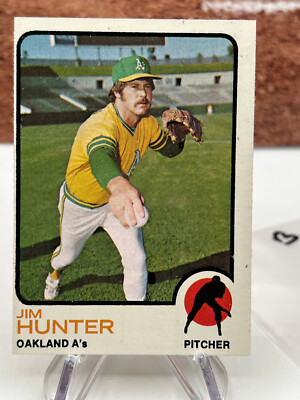 1973 Topps #235 Jim Hunter Oakland A's (B) GRC