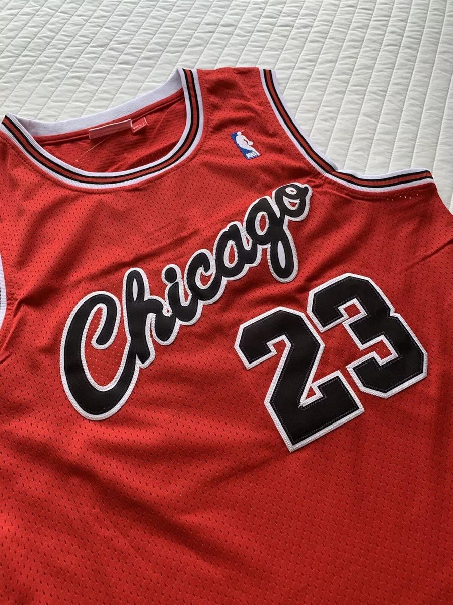 Mitchell Ness Michael Jordan Chicago Bulls Red 1984-85 Hardwood Classics Rookie Authentic Jersey Size Medium