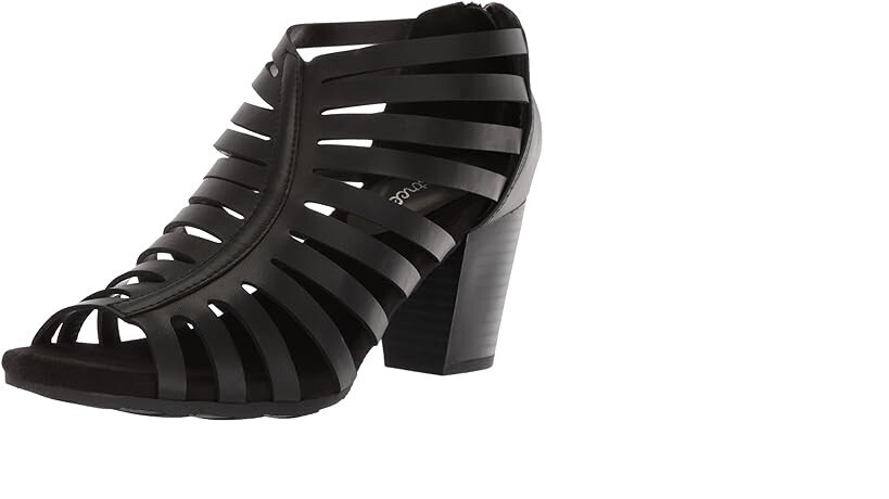 Easy Street Dreamer Women's Open Toe Heels Bootie Black NEW 9.5M | eBay